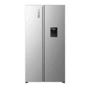 REFRIGERATEUR HISENSE SIDE BY SIDE 529LITRES INVERTER + FRONT NOFROST GRIS RS5P558NMSN